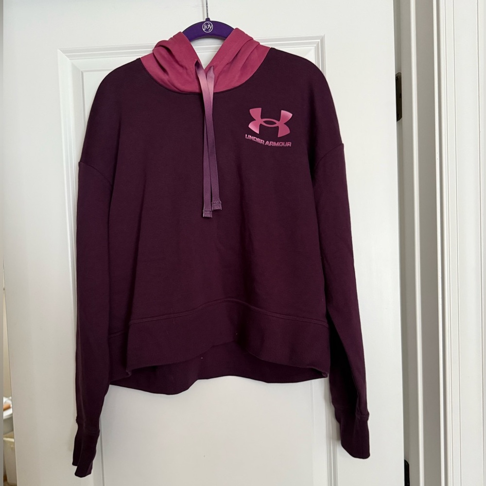 NWOT Under Armour Women's Purple/Pink Hoodie